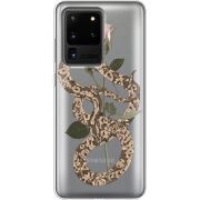 Прозрачный чехол BoxFace Samsung G988 Galaxy S20 Ultra Glamor Snake