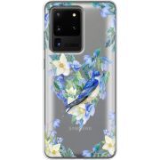 Прозрачный чехол BoxFace Samsung G988 Galaxy S20 Ultra Spring Bird