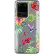 Прозрачный чехол BoxFace Samsung G988 Galaxy S20 Ultra Tropical