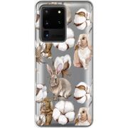 Прозрачный чехол BoxFace Samsung G988 Galaxy S20 Ultra Cotton and Rabbits