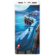 Xiaomi Mi Power Bank 3 20000mAh (PLM18ZM) Белый с принтом 