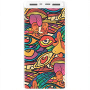 Xiaomi Mi Power Bank 3 20000mAh (PLM18ZM) Белый с принтом 