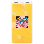 Xiaomi Mi Power Bank 3 20000mAh (PLM18ZM) Белый с принтом 
