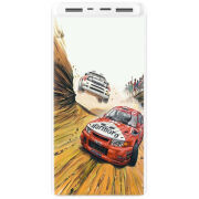 Xiaomi Mi Power Bank 3 20000mAh (PLM18ZM) Белый с принтом Rally
