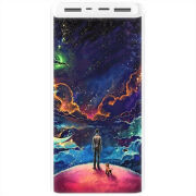 Xiaomi Mi Power Bank 3 20000mAh (PLM18ZM) Белый с принтом 