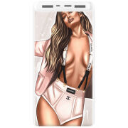 Xiaomi Mi Power Bank 3 20000mAh (PLM18ZM) Белый с принтом Fatal Woman