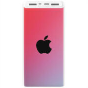 Xiaomi Mi Power Bank 3 20000mAh (PLM18ZM) Белый с принтом Gradient