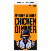 Xiaomi Mi Power Bank 3 20000mAh (PLM18ZM) Белый с принтом Winner Winner
