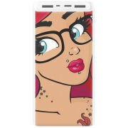 Xiaomi Mi Power Bank 3 20000mAh (PLM18ZM) Белый с принтом Modern Mermaid