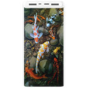 Xiaomi Mi Power Bank 3 20000mAh (PLM18ZM) Белый с принтом Underwater Koi