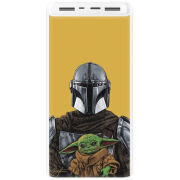 Xiaomi Mi Power Bank 3 20000mAh (PLM18ZM) Белый с принтом Маленький Йода
