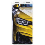 Xiaomi Mi Power Bank 3 20000mAh (PLM18ZM) Белый с принтом Bmw M3 on Road
