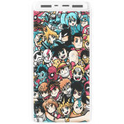 Xiaomi Mi Power Bank 3 20000mAh (PLM18ZM) Белый с принтом Anime Stickers