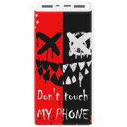Xiaomi Mi Power Bank 3 20000mAh (PLM18ZM) Белый с принтом Bad Smile