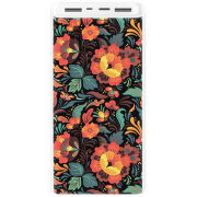 Xiaomi Mi Power Bank 3 20000mAh (PLM18ZM) Белый с принтом Petrykivka