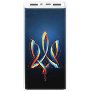 Xiaomi Mi Power Bank 3 20000mAh (PLM18ZM) Белый с принтом Ukrainian Emblem