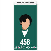 Xiaomi Mi Power Bank 3 20000mAh (PLM18ZM) Белый с принтом siquid game 456