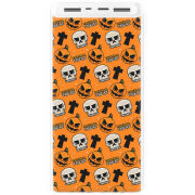 Xiaomi Mi Power Bank 3 20000mAh (PLM18ZM) Белый с принтом Halloween Trick or Treat