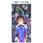 Xiaomi Mi Power Bank 3 20000mAh (PLM18ZM) Белый с принтом Overwatch D.VA