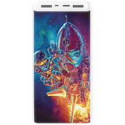 Xiaomi Mi Power Bank 3 20000mAh (PLM18ZM) Белый с принтом Astronaut in Space