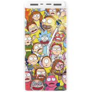 Xiaomi Mi Power Bank 3 20000mAh (PLM18ZM) Белый с принтом Rick and Morty