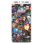 Xiaomi Mi Power Bank 3 20000mAh (PLM18ZM) Белый с принтом Avengers Infinity War