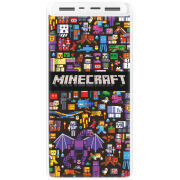 Xiaomi Mi Power Bank 3 20000mAh (PLM18ZM) Белый с принтом Minecraft Mobbery