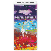 Xiaomi Mi Power Bank 3 20000mAh (PLM18ZM) Белый с принтом Minecraft World Beyond