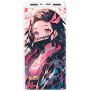 Xiaomi Mi Power Bank 3 20000mAh (PLM18ZM) Белый с принтом 