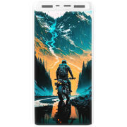 Xiaomi Mi Power Bank 3 20000mAh (PLM18ZM) Белый с принтом 