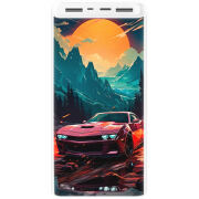 Xiaomi Mi Power Bank 3 20000mAh (PLM18ZM) Белый с принтом 
