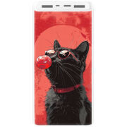 Xiaomi Mi Power Bank 3 20000mAh (PLM18ZM) Белый с принтом 