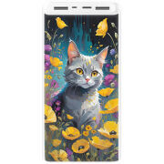 Xiaomi Mi Power Bank 3 20000mAh (PLM18ZM) Белый с принтом 