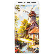 Xiaomi Mi Power Bank 3 20000mAh (PLM18ZM) Белый с принтом 