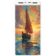 Xiaomi Mi Power Bank 3 20000mAh (PLM18ZM) Белый с принтом 