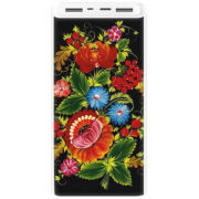 Xiaomi Mi Power Bank 3 20000mAh (PLM18ZM) Белый с принтом 
