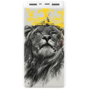 Xiaomi Mi Power Bank 3 20000mAh (PLM18ZM) Белый с принтом 