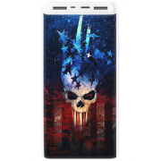 Xiaomi Mi Power Bank 3 20000mAh (PLM18ZM) Белый с принтом 