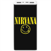 Xiaomi Mi Power Bank 3 20000mAh (PLM18ZM) Белый с принтом NIRVANA