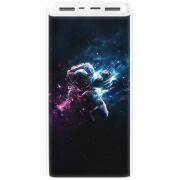 Xiaomi Mi Power Bank 3 20000mAh (PLM18ZM) Белый с принтом 