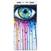 Xiaomi Mi Power Bank 3 20000mAh (PLM18ZM) Белый с принтом 