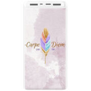 Xiaomi Mi Power Bank 3 20000mAh (PLM18ZM) Белый с принтом 