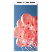 Xiaomi Mi Power Bank 3 20000mAh (PLM18ZM) Белый с принтом 