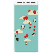 Xiaomi Mi Power Bank 3 20000mAh (PLM18ZM) Белый с принтом 