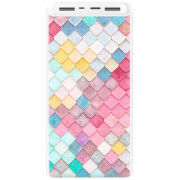 Xiaomi Mi Power Bank 3 20000mAh (PLM18ZM) Белый с принтом 