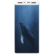 Xiaomi Mi Power Bank 3 20000mAh (PLM18ZM) Белый с принтом 