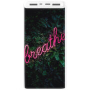 Xiaomi Mi Power Bank 3 20000mAh (PLM18ZM) Белый с принтом 