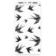 Xiaomi Mi Power Bank 3 20000mAh (PLM18ZM) Белый с принтом 