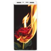 Xiaomi Mi Power Bank 3 20000mAh (PLM18ZM) Белый с принтом 