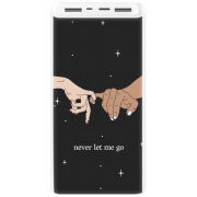 Xiaomi Mi Power Bank 3 20000mAh (PLM18ZM) Белый с принтом 